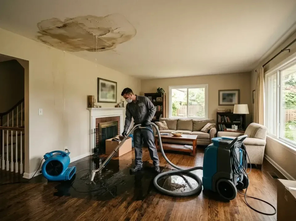 attic-pipe-burst-ceiling-drip-008 — frequently asked questions, Water Damage Restoration & Carpet Care in Calcium, NY